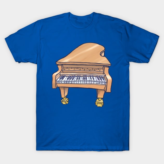 Piano T-Shirt by ElectronicCloud